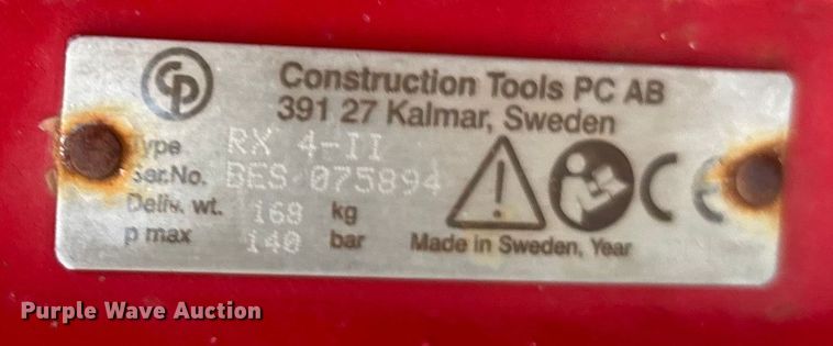 image for item ET4674 Construction Tool PC AB RX 4 skid steer breaker