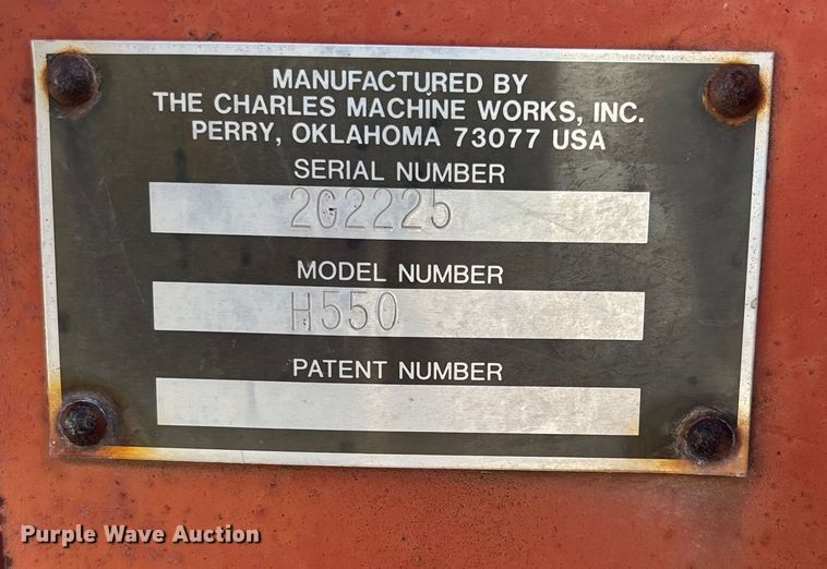 image for item ET4679 1991 Ditch Witch 5020 trencher