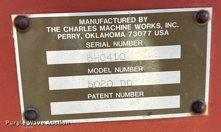 image for item ET4679 1991 Ditch Witch 5020 trencher