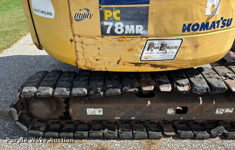 image for item ET4680 2006 Komatsu  PC78MR-6 mini excavator