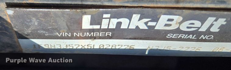 image for item EU3702 2005 Link-Belt HTT8690 crane