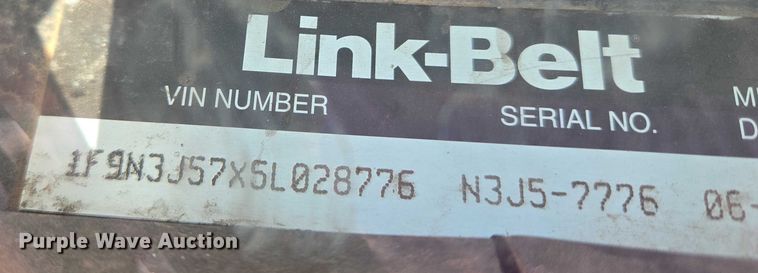 image for item EU3702 2005 Link-Belt HTT8690 crane