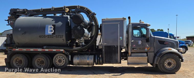 image for item EU3757 2017 Peterbilt 567 vacuum truck