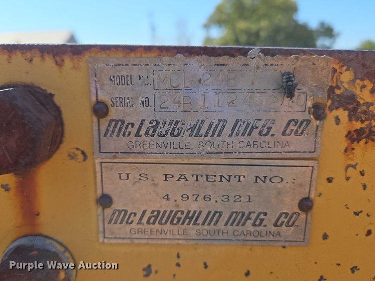 image for item EU3791 McLaughlin MCL24B horizontal boring unit