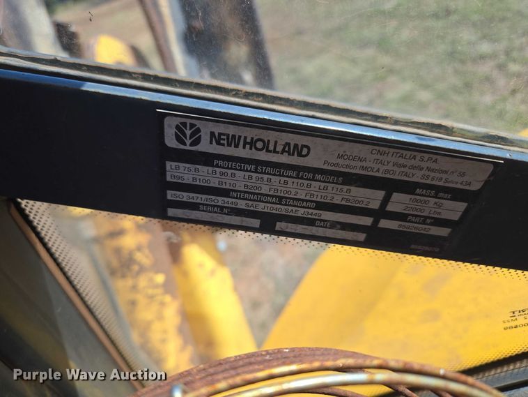 image for item EU3797 2005 New Holland LB75B backhoe