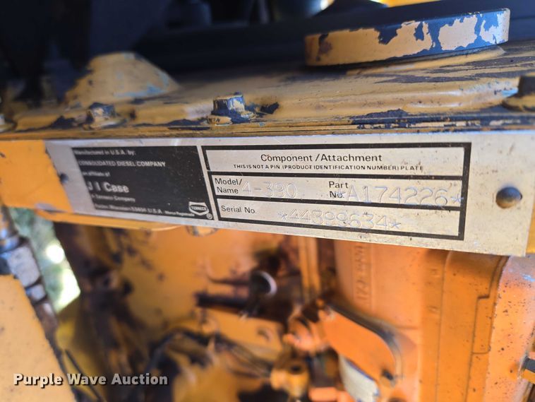 image for item EU3800 Case 580K backhoe