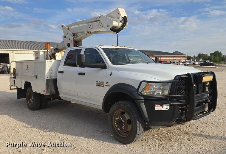 image for item EU3828 2015 RAM 5500 Crew Cab bucket truck