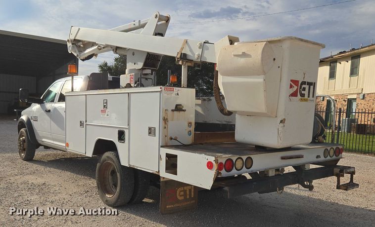 image for item EU3828 2015 RAM 5500 Crew Cab bucket truck