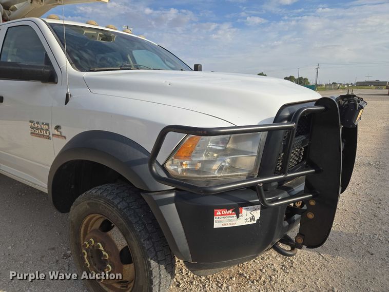 image for item EU3828 2015 RAM 5500 Crew Cab bucket truck