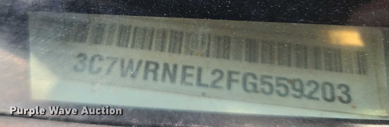 image for item EU3828 2015 RAM 5500 Crew Cab bucket truck