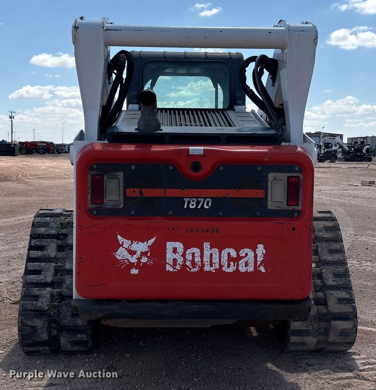image for item EU4633 2019 Bobcat T870 tracked skid steer loader