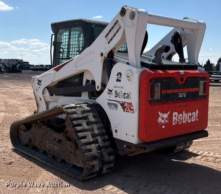 image for item EU4633 2019 Bobcat T870 tracked skid steer loader