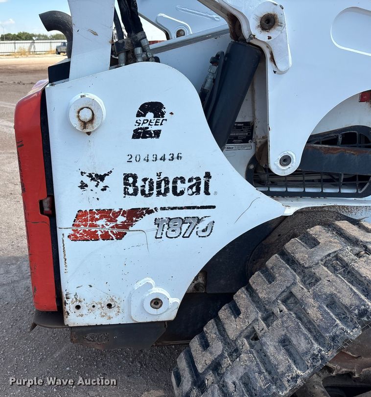 image for item EU4633 2019 Bobcat T870 tracked skid steer loader
