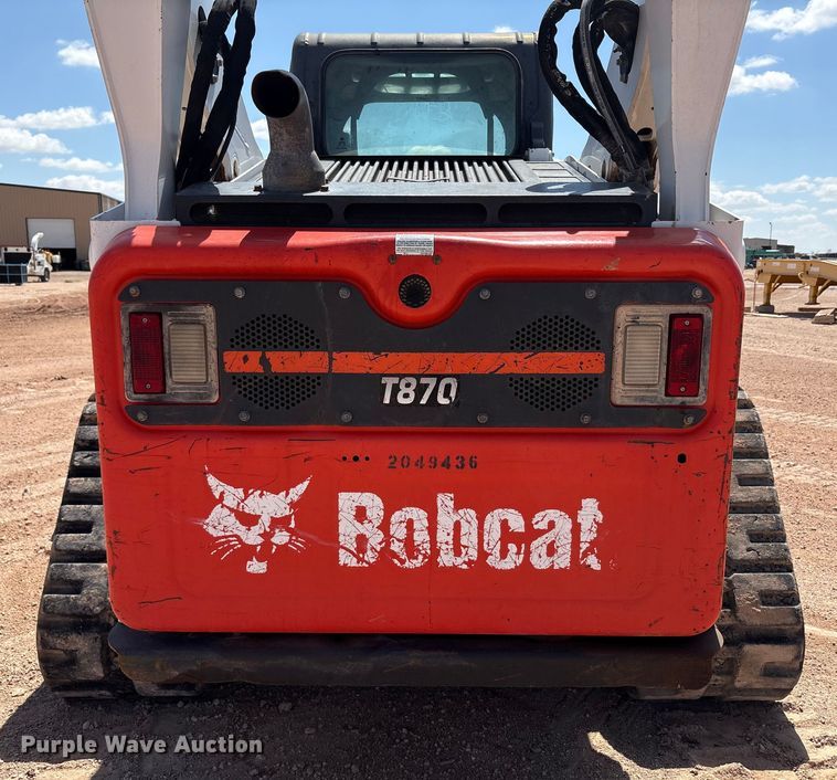 image for item EU4633 2019 Bobcat T870 tracked skid steer loader