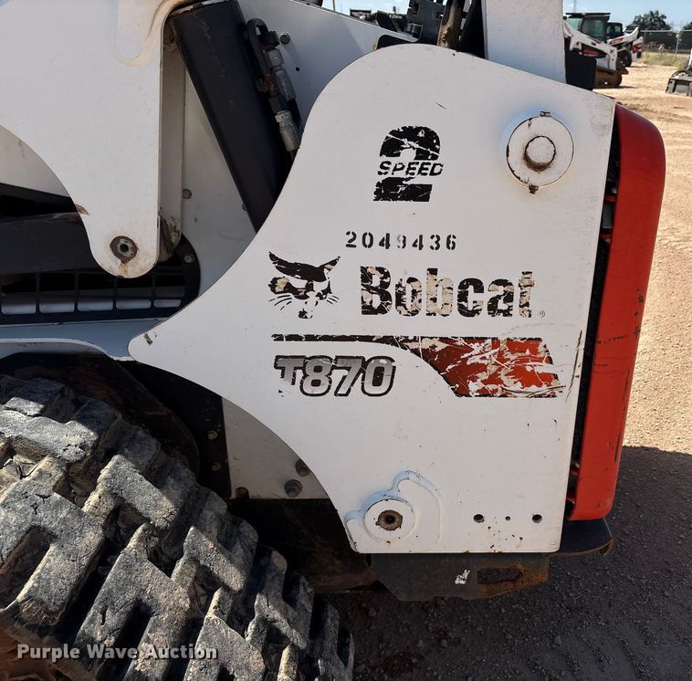 image for item EU4633 2019 Bobcat T870 tracked skid steer loader