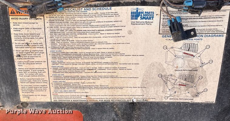 image for item EU4633 2019 Bobcat T870 tracked skid steer loader