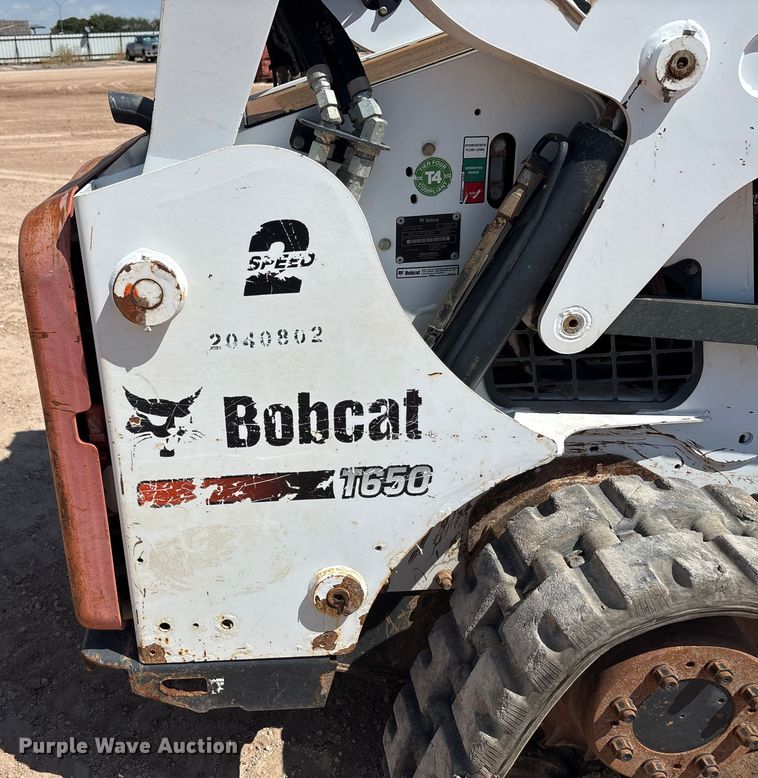 image for item EU4634 2016 Bobcat T650 tracked skid steer loader