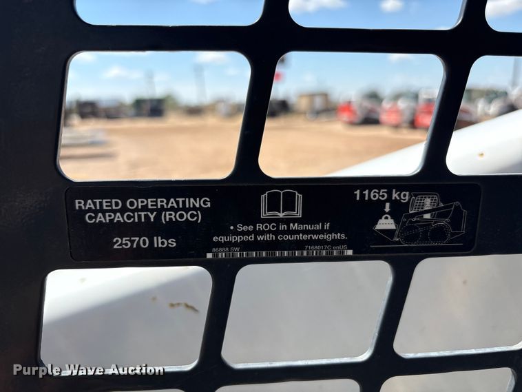 image for item EU4634 2016 Bobcat T650 tracked skid steer loader