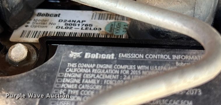 image for item EU4634 2016 Bobcat T650 tracked skid steer loader