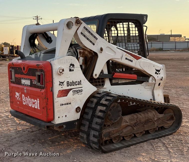 image for item EU4635 2017 Bobcat T650 tracked skid steer loader