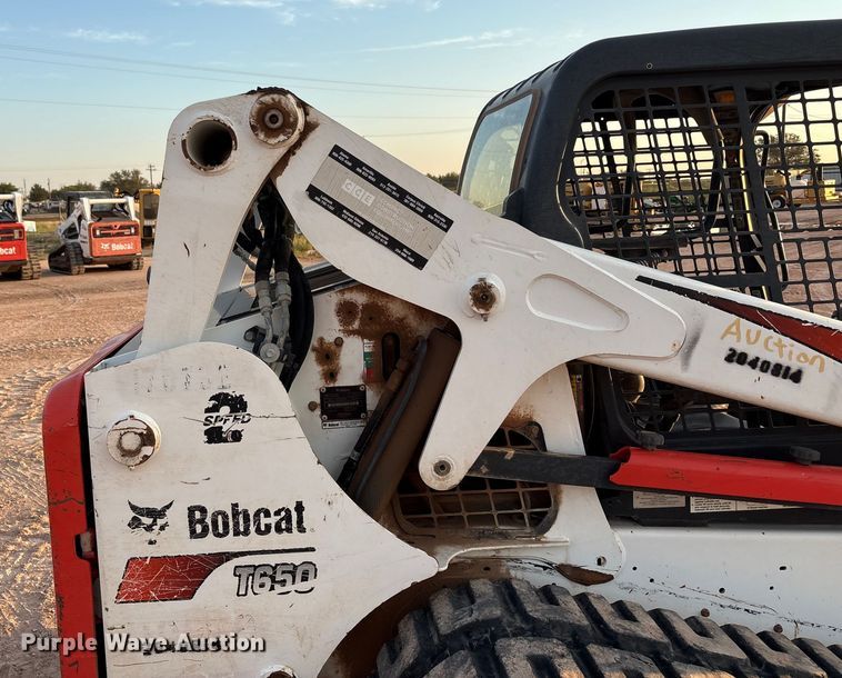 image for item EU4635 2017 Bobcat T650 tracked skid steer loader