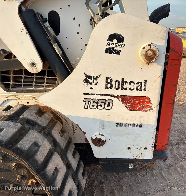 image for item EU4635 2017 Bobcat T650 tracked skid steer loader