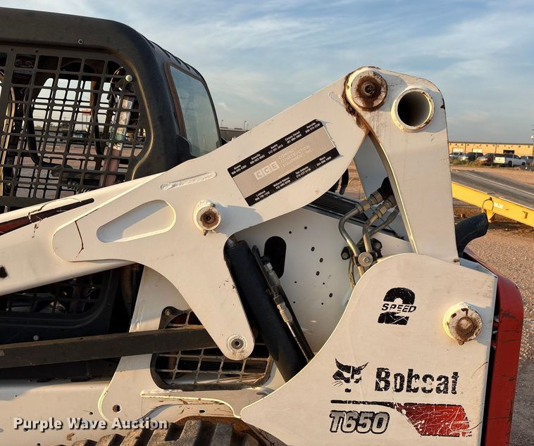 image for item EU4635 2017 Bobcat T650 tracked skid steer loader