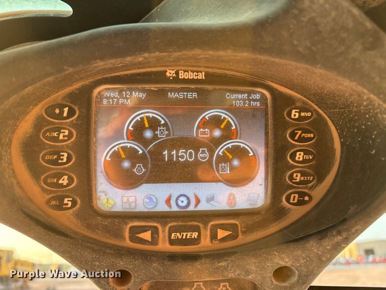 image for item EU4635 2017 Bobcat T650 tracked skid steer loader