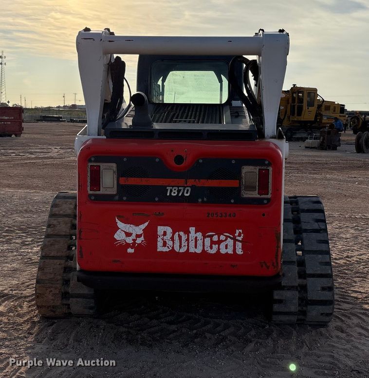 image for item EU4636 2019 Bobcat T870 tracked skid steer loader