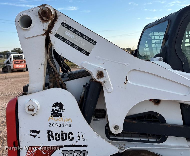 image for item EU4636 2019 Bobcat T870 tracked skid steer loader
