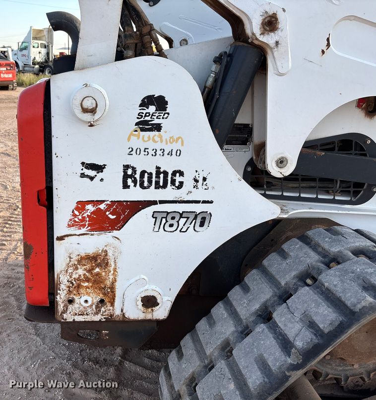 image for item EU4636 2019 Bobcat T870 tracked skid steer loader