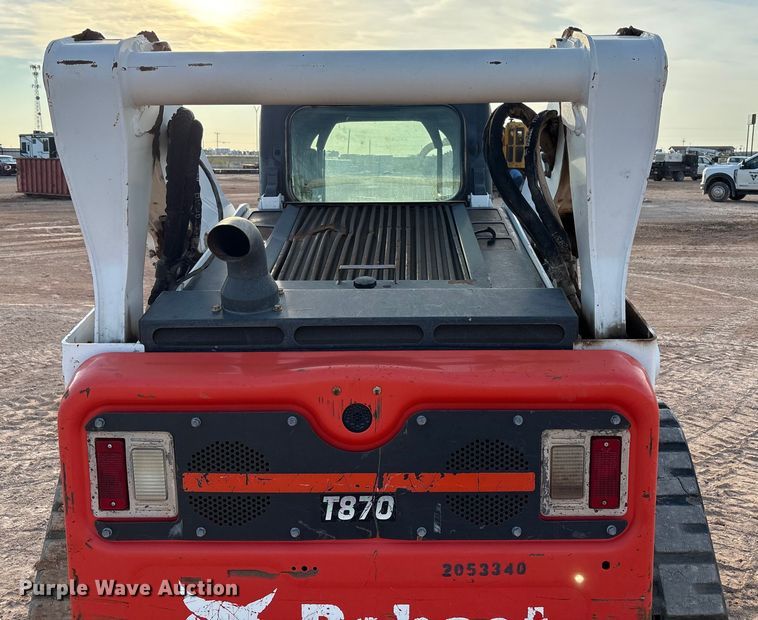 image for item EU4636 2019 Bobcat T870 tracked skid steer loader