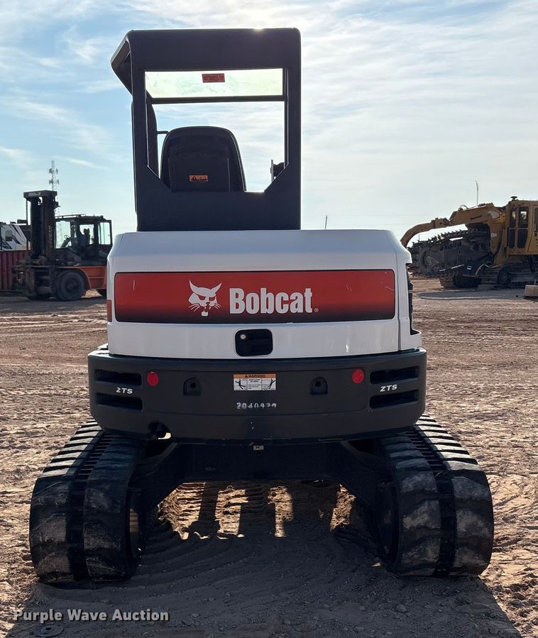 image for item EU4638 2018 Bobcat E45 mini excavator