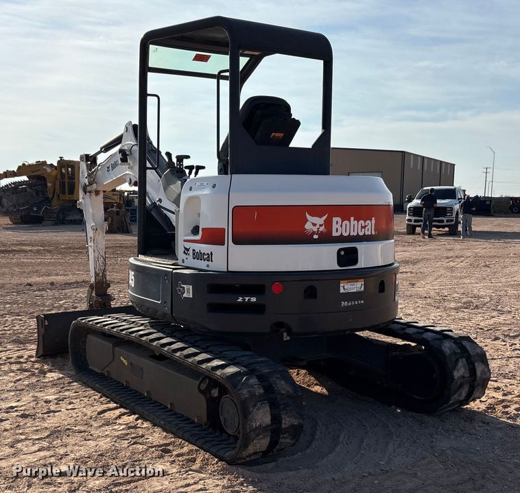 image for item EU4638 2018 Bobcat E45 mini excavator