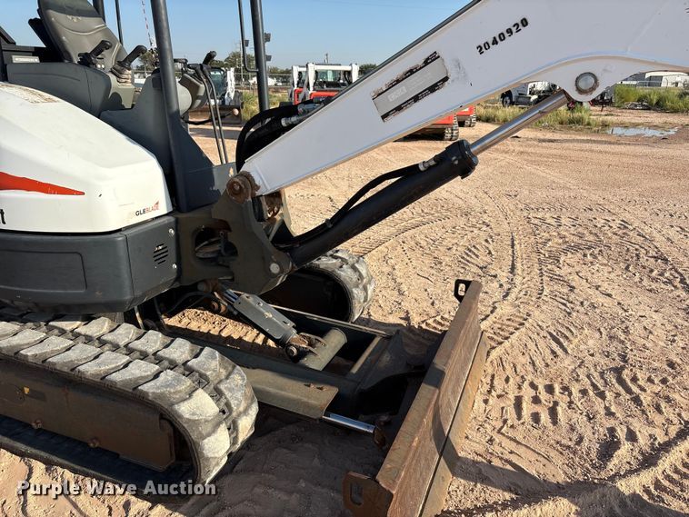 image for item EU4638 2018 Bobcat E45 mini excavator