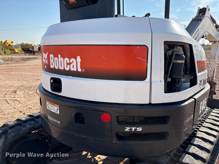 image for item EU4638 2018 Bobcat E45 mini excavator