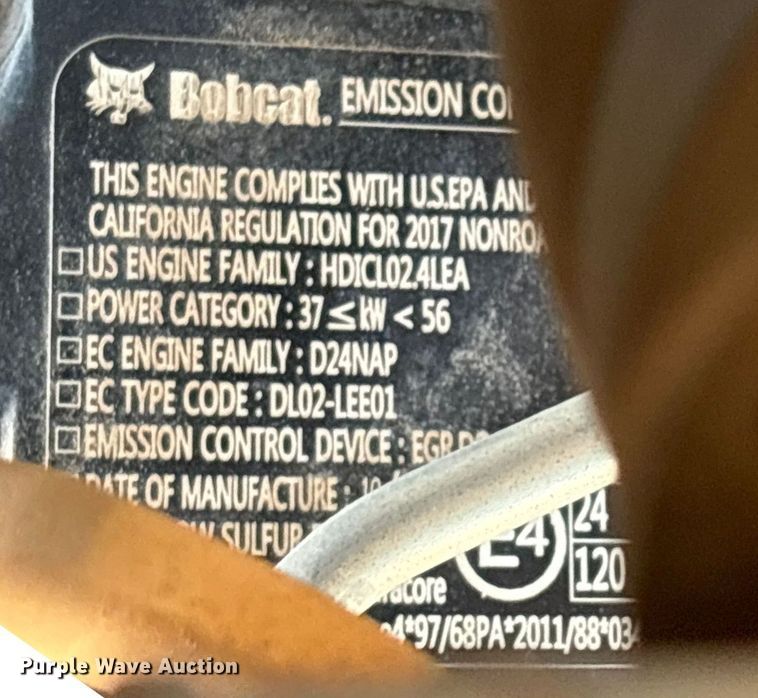 image for item EU4638 2018 Bobcat E45 mini excavator