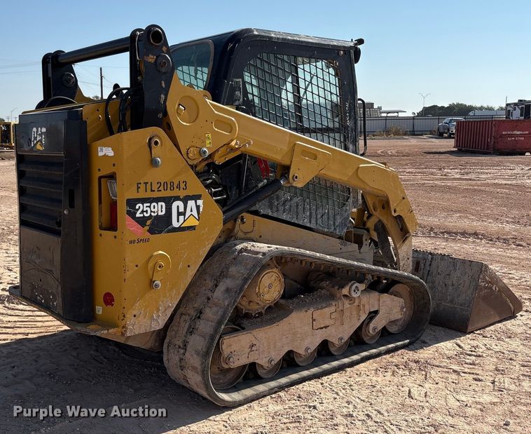 MINI CARGADOR SOBRE ORUGAS 2019 CATERPILLAR 259D