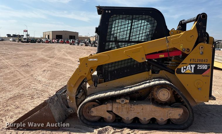 image for item EU4639 2019 Caterpillar 259D tracked skid steer loader