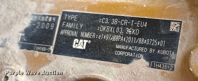 image for item EU4639 2019 Caterpillar 259D tracked skid steer loader