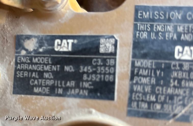 image for item EU4639 2019 Caterpillar 259D tracked skid steer loader