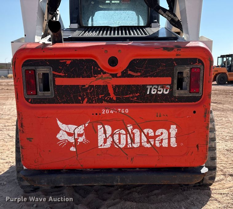 image for item EU4641 2018 Bobcat T650 tracked skid steer loader