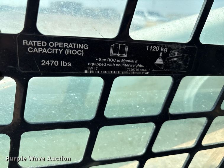 image for item EU4641 2018 Bobcat T650 tracked skid steer loader