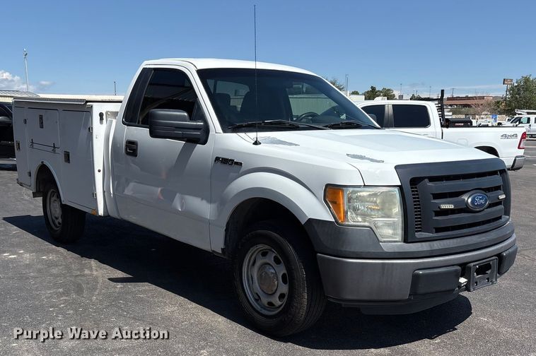 image for item EU4651 2011 Ford F150 utility bed pickup truck