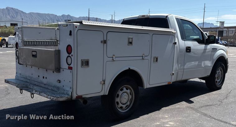 image for item EU4651 2011 Ford F150 utility bed pickup truck