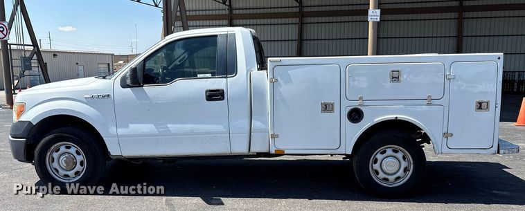 image for item EU4651 2011 Ford F150 utility bed pickup truck