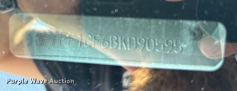 image for item EU4651 2011 Ford F150 utility bed pickup truck