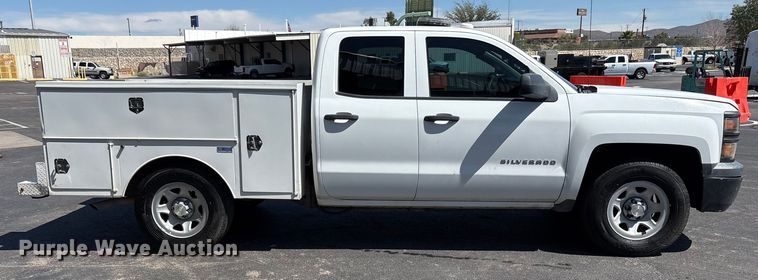 image for item EU4652 2014 Chevrolet Silverado 1500 Double Cab utility bed pickup truck