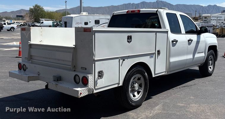 image for item EU4652 2014 Chevrolet Silverado 1500 Double Cab utility bed pickup truck