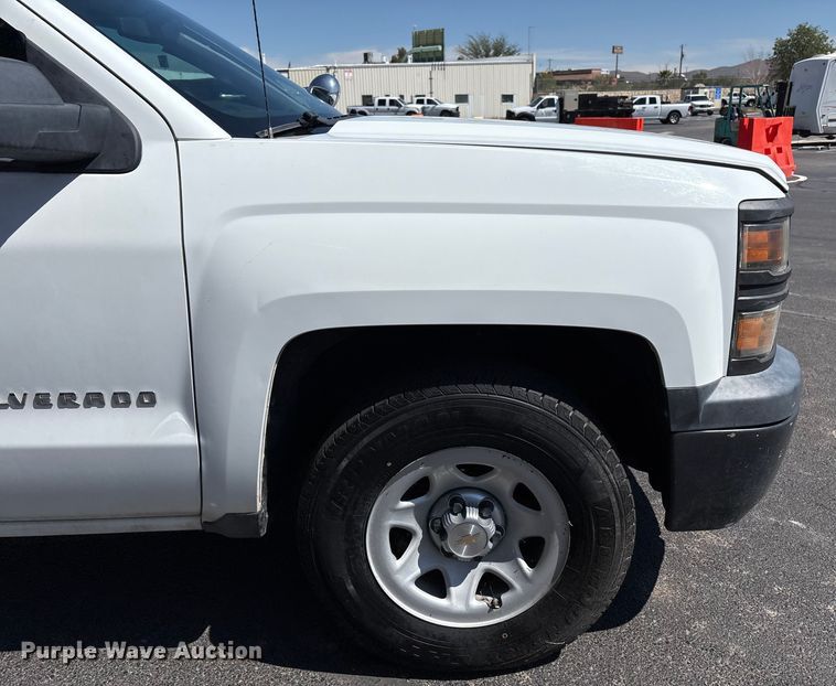 image for item EU4652 2014 Chevrolet Silverado 1500 Double Cab utility bed pickup truck